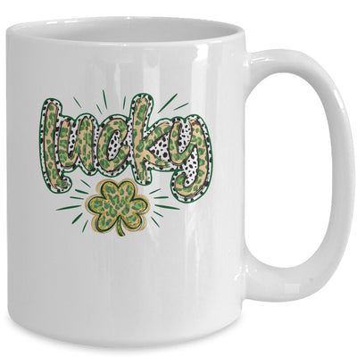 Lucky Shamrock Coquette St Patricks Day Retro Irish Day Mug | teecentury