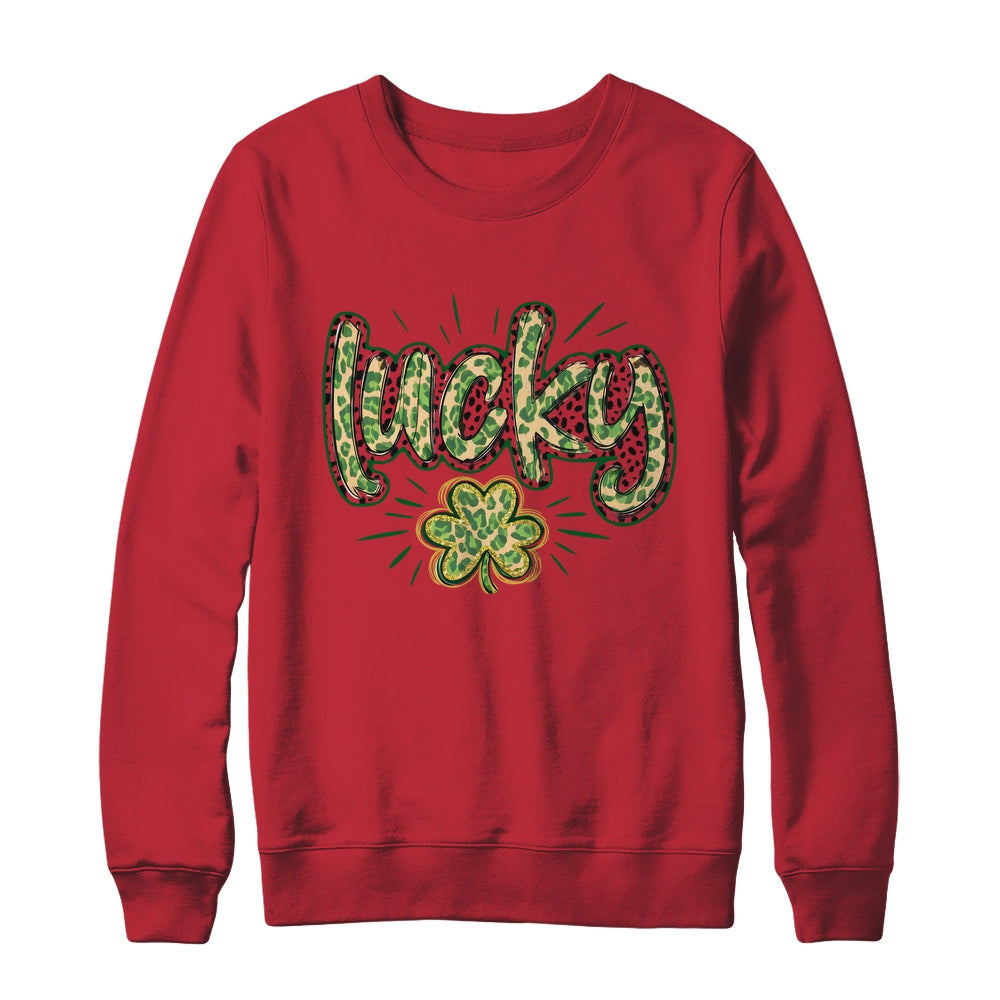 Lucky Shamrock Coquette St Patricks Day Retro Irish Day Shirt & Sweatshirt | teecentury