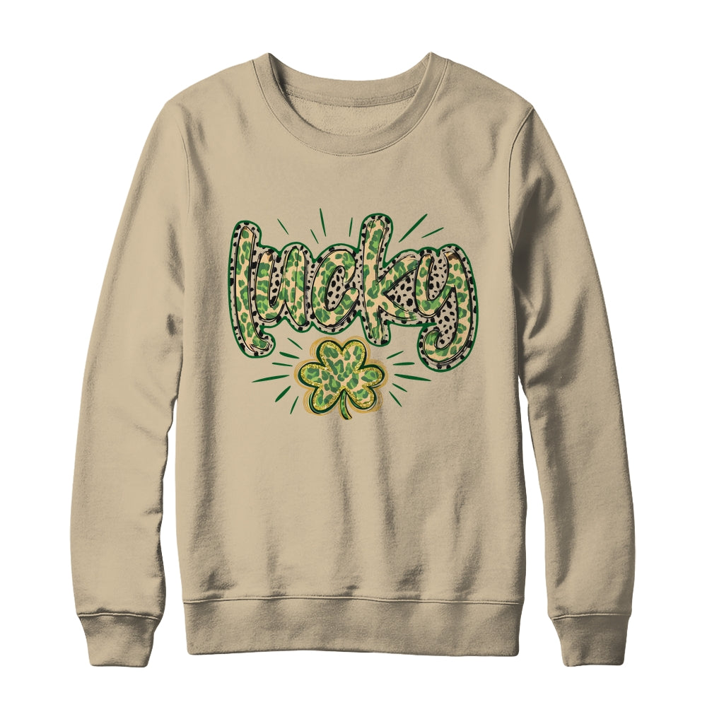 Lucky Shamrock Coquette St Patricks Day Retro Irish Day Shirt & Sweatshirt | teecentury