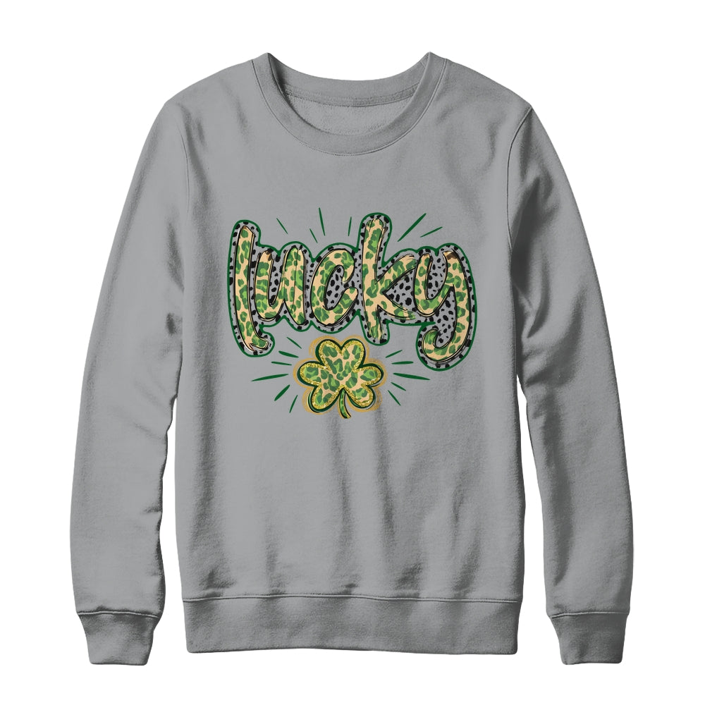 Lucky Shamrock Coquette St Patricks Day Retro Irish Day Shirt & Sweatshirt | teecentury