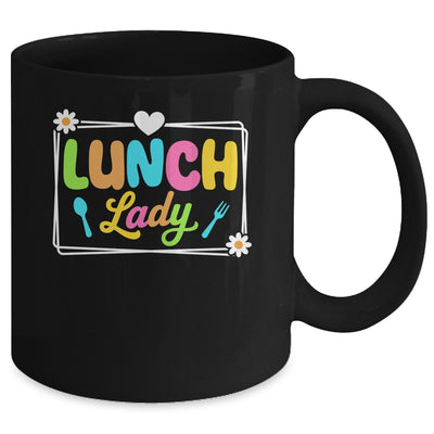 Lunch Lady Back To School First Day Of School Cafeteria Lady Mug | teecentury