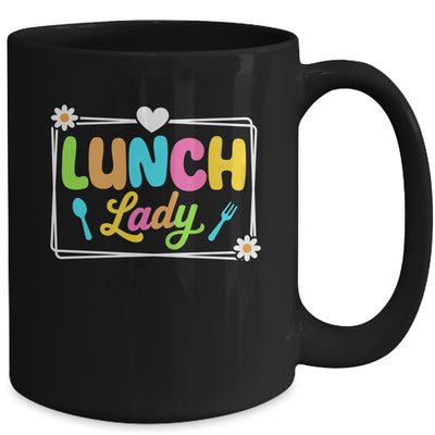 Lunch Lady Back To School First Day Of School Cafeteria Lady Mug | teecentury