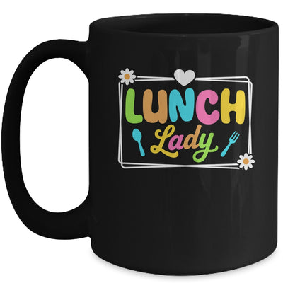 Lunch Lady Back To School First Day Of School Cafeteria Lady Mug | teecentury