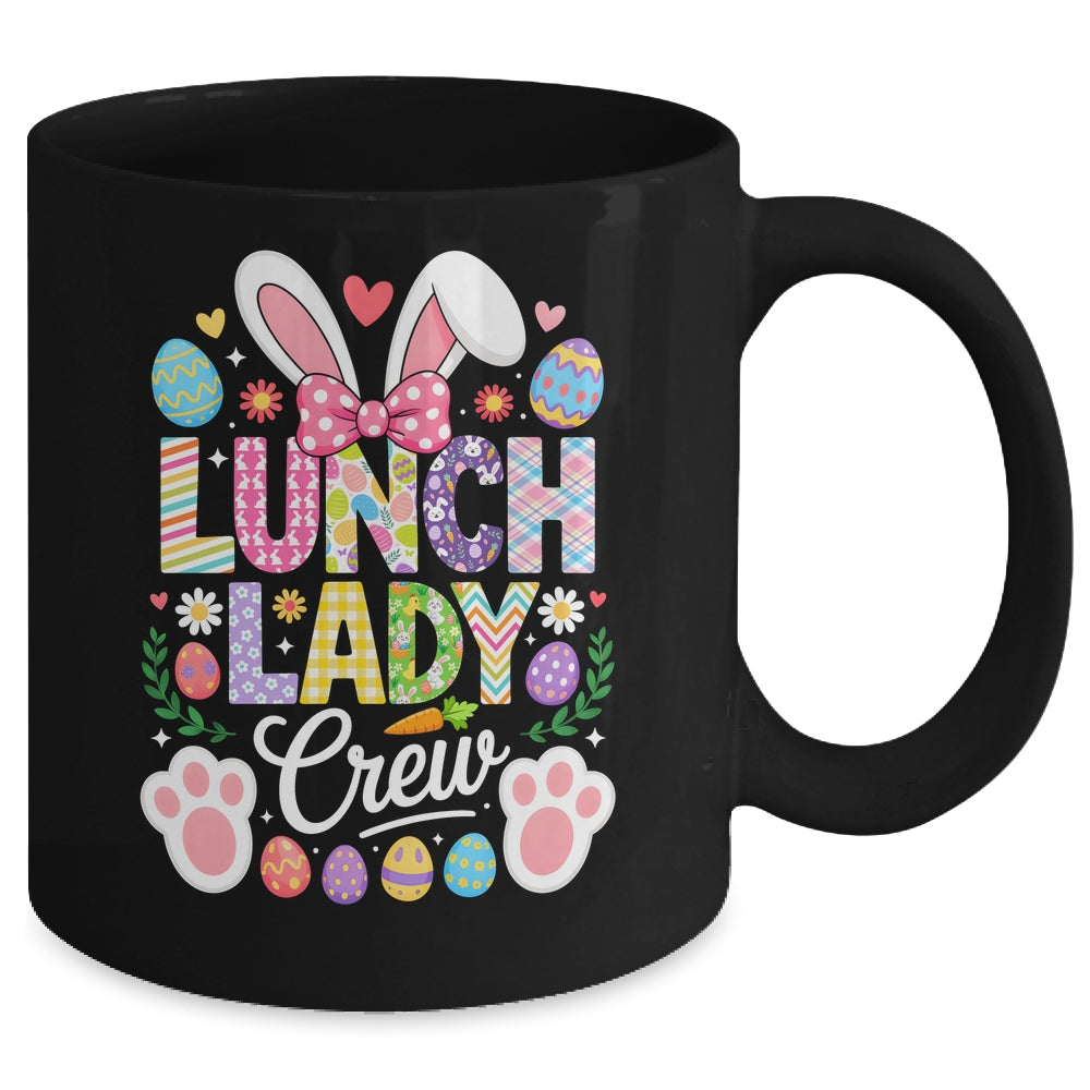 Lunch Lady Crew Cute Bunny Cafeteria Family Easter Day Mug | teecentury