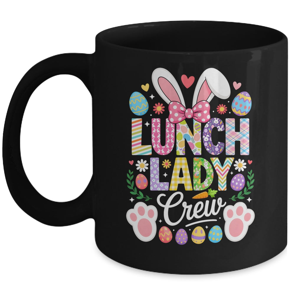 Lunch Lady Crew Cute Bunny Cafeteria Family Easter Day Mug | teecentury