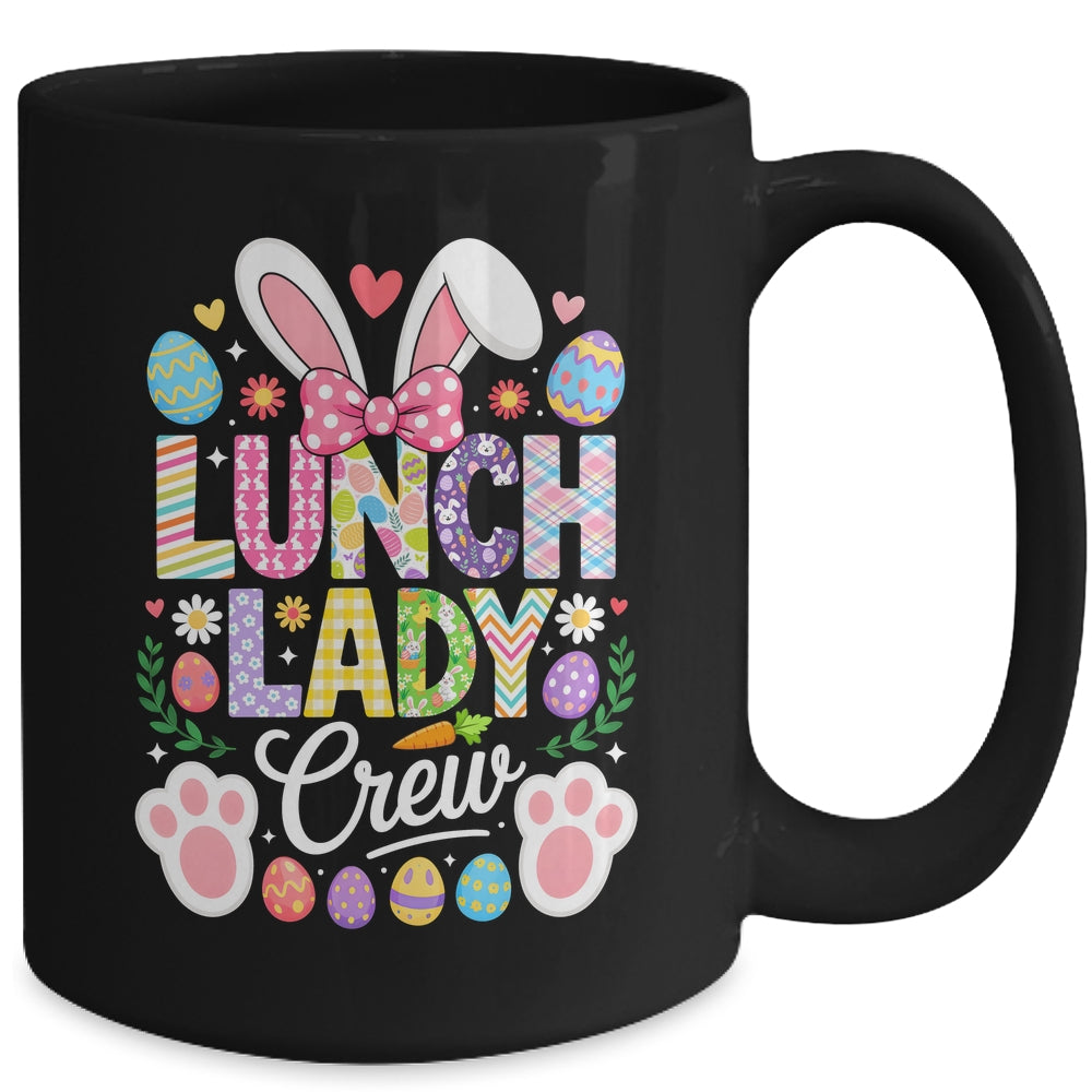 Lunch Lady Crew Cute Bunny Cafeteria Family Easter Day Mug | teecentury