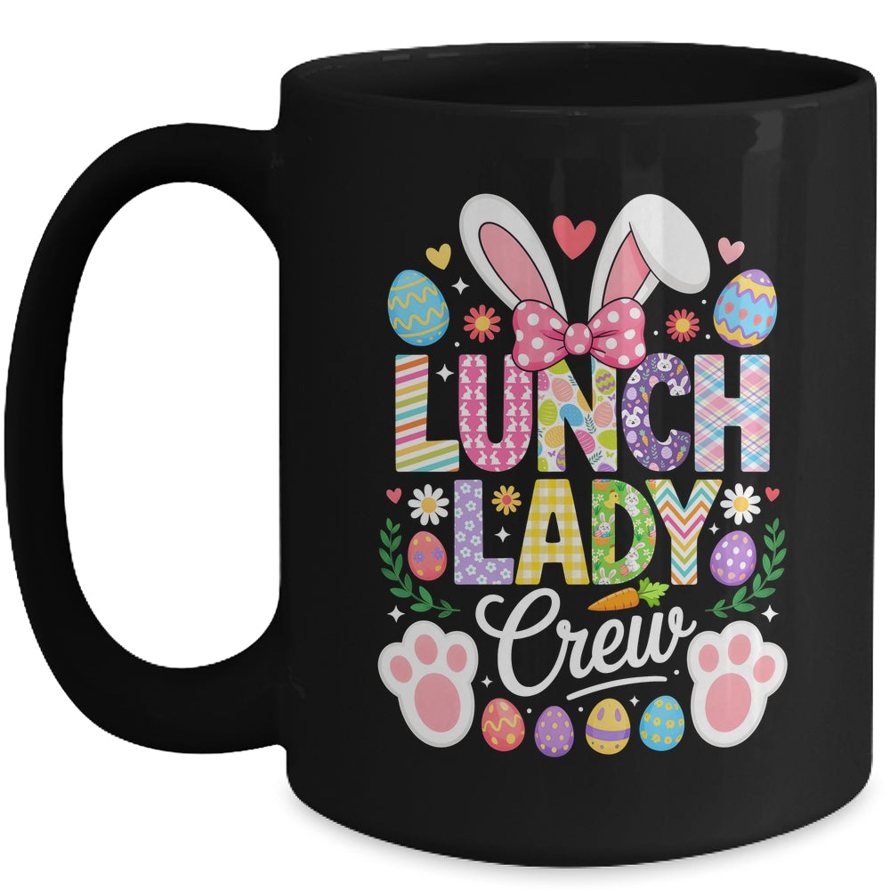 Lunch Lady Crew Cute Bunny Cafeteria Family Easter Day Mug | teecentury