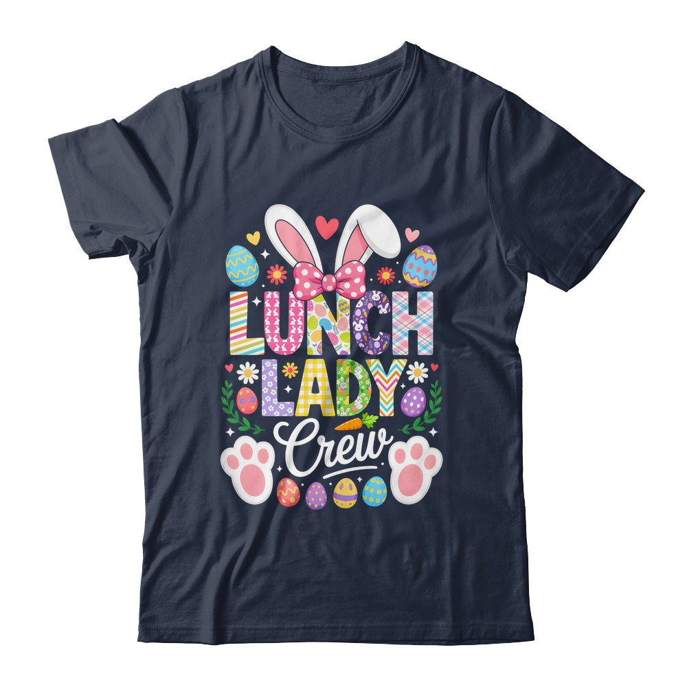 Lunch Lady Crew Cute Bunny Cafeteria Family Easter Day Shirt & Tank Top | teecentury