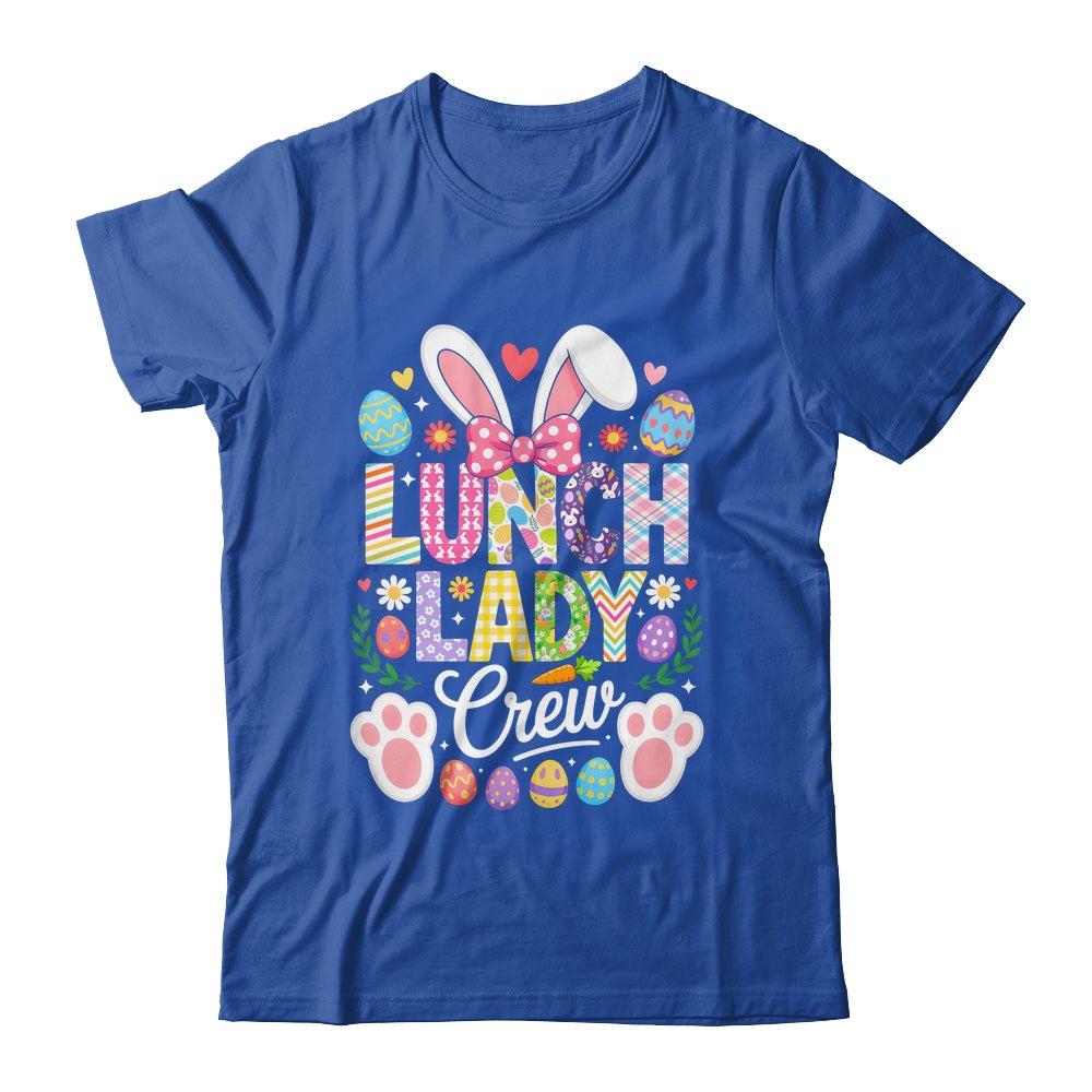Lunch Lady Crew Cute Bunny Cafeteria Family Easter Day Shirt & Tank Top | teecentury