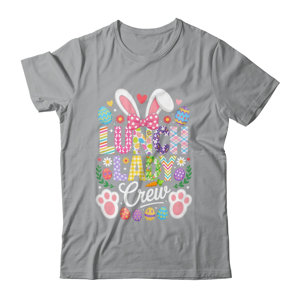 Lunch Lady Crew Cute Bunny Cafeteria Family Easter Day Shirt & Tank Top | teecentury