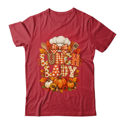 Lunch Lady Fall Thanksgiving Pumpkins Thankful Coquette Shirt & Sweatshirt | teecentury