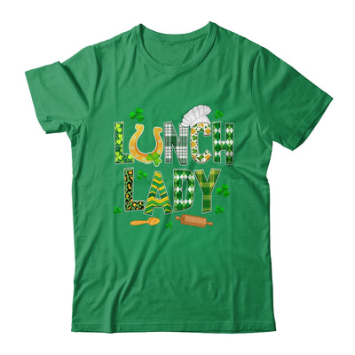 Lunch Lady Happy St Patrick's Day Cafeteria Worker Shirt & Hoodie | teecentury