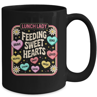 Lunch Lady Valentines Day Retro Cute Cafeteria Sweethearts Mug | teecentury