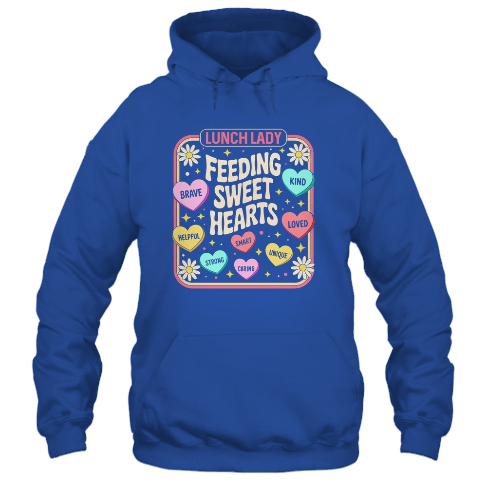 Lunch Lady Valentines Day Retro Cute Cafeteria Sweethearts Shirt & Tank Top | teecentury