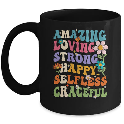 MOTHER Meaning I Love Mom Mothers Day Groovy Mug | teecentury