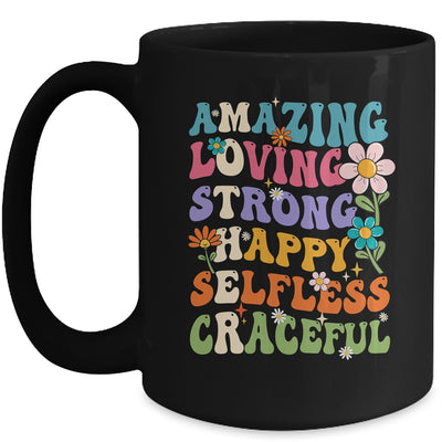 MOTHER Meaning I Love Mom Mothers Day Groovy Mug | teecentury