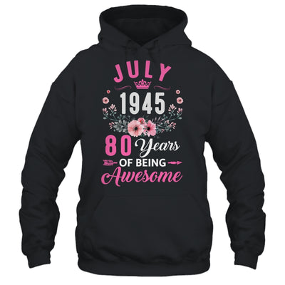 Made In 1945 80 Years Old July 80th Birthday Women Shirt & Tank Top | teecentury