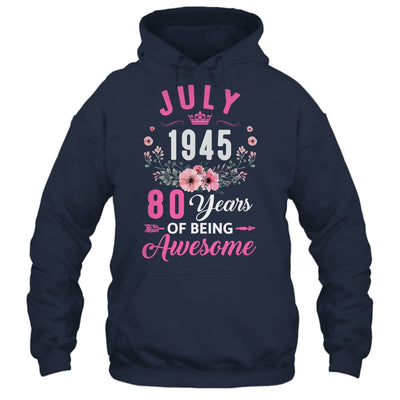 Made In 1945 80 Years Old July 80th Birthday Women Shirt & Tank Top | teecentury