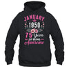 Made In 1950 75 Years Old January 75th Birthday Women Shirt & Tank Top | teecentury