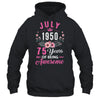 Made In 1950 75 Years Old July 75th Birthday Women Shirt & Tank Top | teecentury