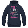 Made In 1950 75 Years Old July 75th Birthday Women Shirt & Tank Top | teecentury