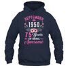 Made In 1950 75 Years Old September 75th Birthday Women Shirt & Tank Top | teecentury