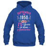 Made In 1950 75 Years Old September 75th Birthday Women Shirt & Tank Top | teecentury