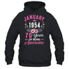 Made In 1954 70 Years Old January 70th Birthday Women Shirt & Tank Top | teecentury