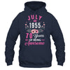 Made In 1955 70 Years Old July 70th Birthday Women Shirt & Tank Top | teecentury