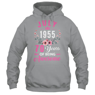 Made In 1955 70 Years Old July 70th Birthday Women Shirt & Tank Top | teecentury