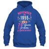 Made In 1955 70 Years Old November 70th Birthday Women Shirt & Tank Top | teecentury