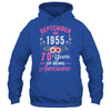 Made In 1955 70 Years Old September 70th Birthday Women Shirt & Tank Top | teecentury