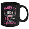 Made In 1959 65 Years Old January 65th Birthday Women Mug | teecentury