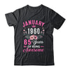 Made In 1960 65 Years Old January 65th Birthday Women Shirt & Tank Top | teecentury
