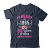 Made In 1965 60 Years Old January 60th Birthday Women Shirt & Tank Top | teecentury