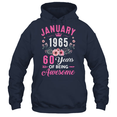 Made In 1965 60 Years Old January 60th Birthday Women Shirt & Tank Top | teecentury