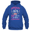 Made In 1970 55 Years Old January 55th Birthday Women Shirt & Tank Top | teecentury