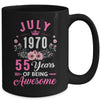 Made In 1970 55 Years Old July 55th Birthday Women Mug | teecentury