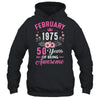 Made In 1975 50 Years Old February 50th Birthday Women Shirt & Tank Top | teecentury