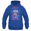 Made In 1980 45 Years Old July 45th Birthday Women Shirt & Tank Top | teecentury
