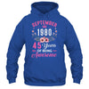 Made In 1980 45 Years Old September 45th Birthday Women Shirt & Tank Top | teecentury
