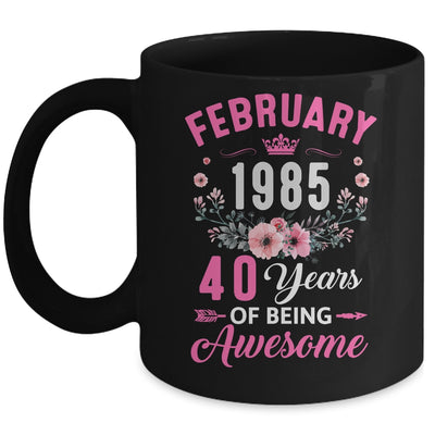 Made In 1985 40 Years Old February 40th Birthday Women Mug | teecentury