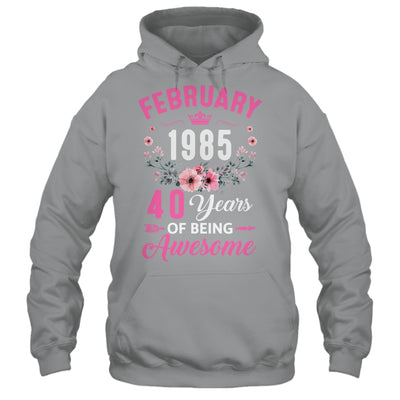 Made In 1985 40 Years Old February 40th Birthday Women Shirt & Tank Top | teecentury