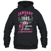 Made In 1985 40 Years Old January 40th Birthday Women Shirt & Tank Top | teecentury