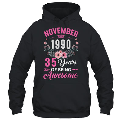 Made In 1990 35 Years Old November 35th Birthday Women Shirt & Tank Top | teecentury