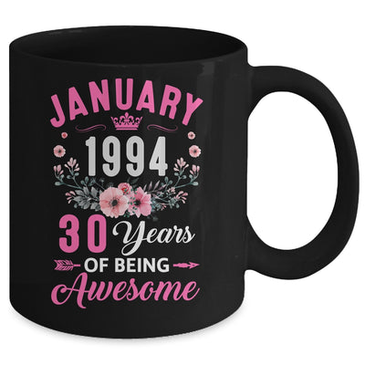 Made In 1994 30 Years Old January 30th Birthday Women Mug | teecentury