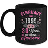 Made In 1995 30 Years Old February 30th Birthday Women Mug | teecentury