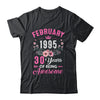 Made In 1995 30 Years Old February 30th Birthday Women Shirt & Tank Top | teecentury