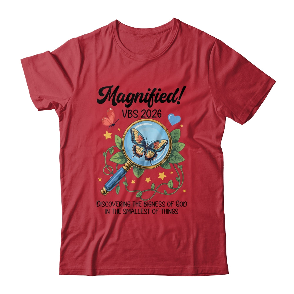 Magnified VBS 2026 Butterfly Discovering The Bigness Of God Shirt & Hoodie | teecentury