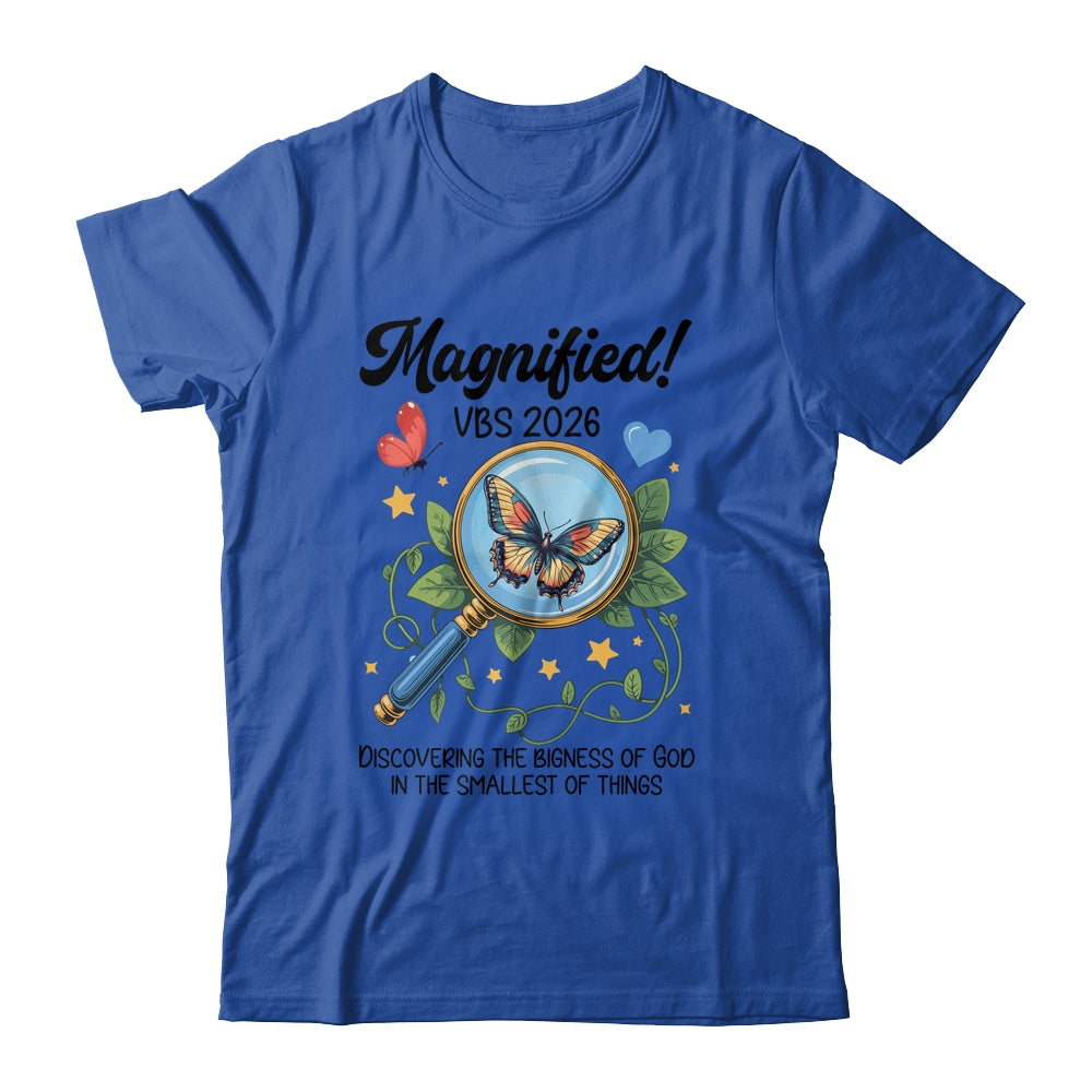 Magnified VBS 2026 Butterfly Discovering The Bigness Of God Shirt & Hoodie | teecentury